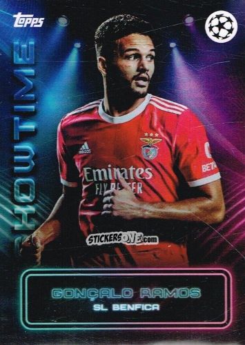 Cromo Gonçalo Ramos - Showtime UEFA Club Competitions 2022-2023
 n. 9 - Topps