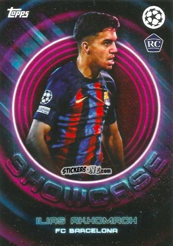 Cromo Ilias Akhomach - Showtime UEFA Club Competitions 2022-2023
 n. 71 - Topps