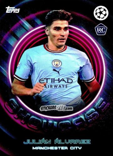 Cromo Julián Álvarez - Showtime UEFA Club Competitions 2022-2023
 n. 83 - Topps