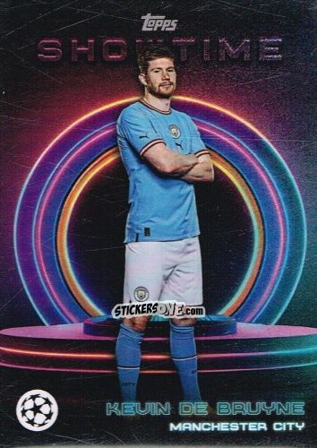 Figurina Kevin De Bruyne - Showtime UEFA Club Competitions 2022-2023
 n. 58 - Topps