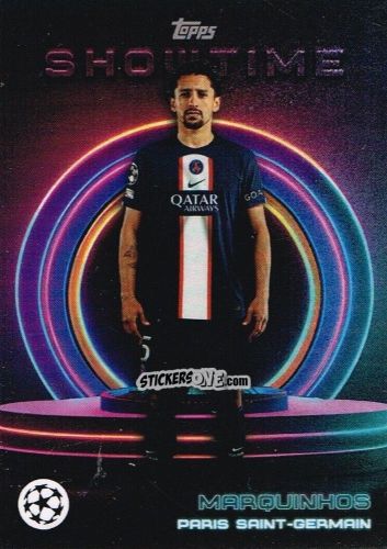 Cromo Marquinhos - Showtime UEFA Club Competitions 2022-2023
 n. 63 - Topps