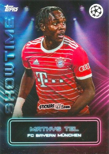 Cromo Mathys Tel - Showtime UEFA Club Competitions 2022-2023
 n. 44 - Topps