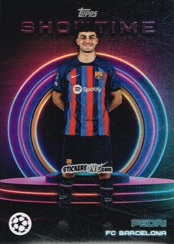 Cromo Pedri - Showtime UEFA Club Competitions 2022-2023
 n. 54 - Topps