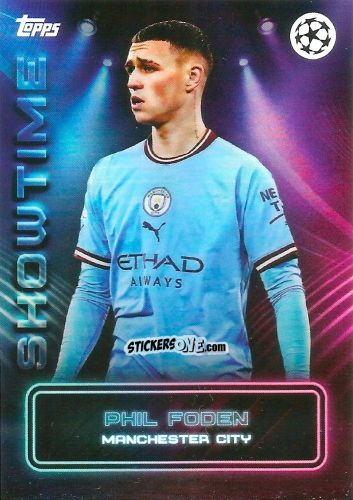 Sticker Phil Foden - Showtime UEFA Club Competitions 2022-2023
 n. 27 - Topps