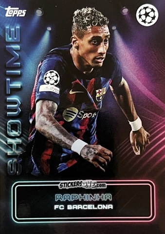 Sticker Raphinha - Showtime UEFA Club Competitions 2022-2023
 n. 8 - Topps