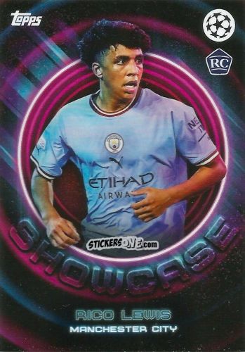 Sticker Rico Lewis - Showtime UEFA Club Competitions 2022-2023
 n. 84 - Topps