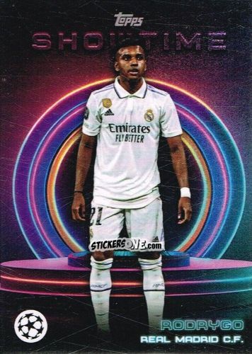 Sticker Rodrygo - Showtime UEFA Club Competitions 2022-2023
 n. 67 - Topps