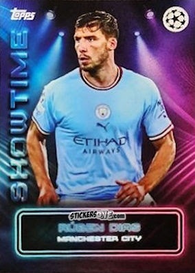 Sticker Rúben Dias - Showtime UEFA Club Competitions 2022-2023
 n. 26 - Topps