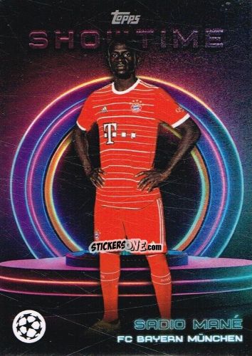 Sticker Sadio Mané - Showtime UEFA Club Competitions 2022-2023
 n. 59 - Topps