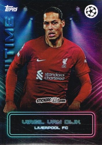 Cromo Virgil van Dijk - Showtime UEFA Club Competitions 2022-2023
 n. 25 - Topps