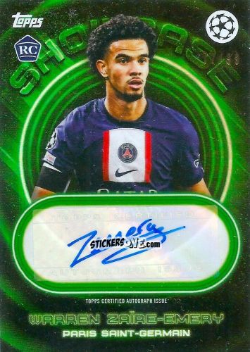 Sticker Warren Zaire-Emery - Showtime UEFA Club Competitions 2022-2023
 n. A28 - Topps