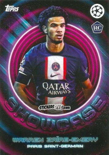 Sticker Warren Zaire-Emery - Showtime UEFA Club Competitions 2022-2023
 n. 87 - Topps
