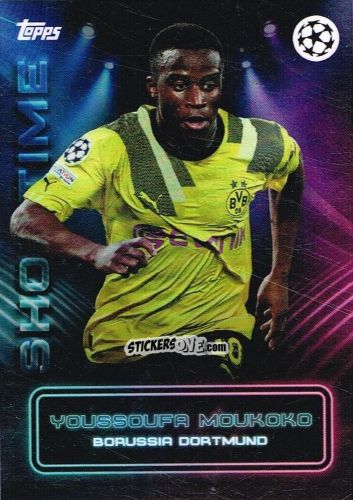 Sticker Youssoufa Moukoko - Showtime UEFA Club Competitions 2022-2023
 n. 17 - Topps