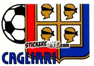 Figurina Cagliari (Stemma) - Supercalcio 1994-1995 - Panini