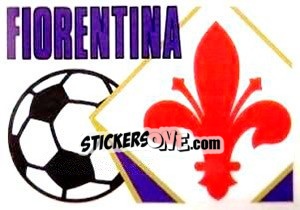 Sticker Fiorentina (Stemma) - Supercalcio 1994-1995 - Panini