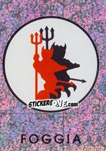 Sticker Foggia (Scudetto) - Supercalcio 1994-1995 - Panini