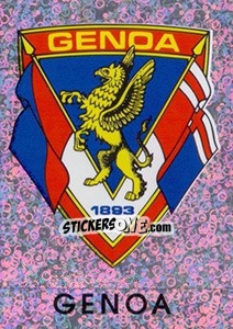 Sticker Genoa (Scudetto) - Supercalcio 1994-1995 - Panini