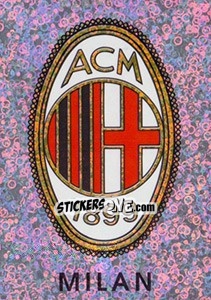 Sticker Milan (Scudetto) - Supercalcio 1994-1995 - Panini
