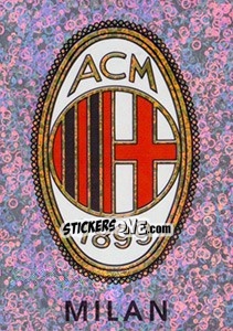 Sticker Milan (Scudetto) - Supercalcio 1994-1995 n. 21 - Panini