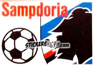 Cromo Sampdoria (Stemma) - Supercalcio 1994-1995 - Panini