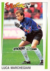 Cromo Luca Marchegiani - Supercalcio 1994-1995 - Panini