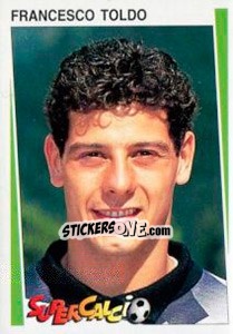 Sticker Francesco Toldo - Supercalcio 1994-1995 - Panini