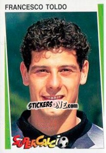 Figurina Francesco Toldo - Supercalcio 1994-1995 - Panini