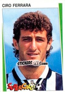 Sticker Ciro Ferrara - Supercalcio 1994-1995 n. 50 - Panini