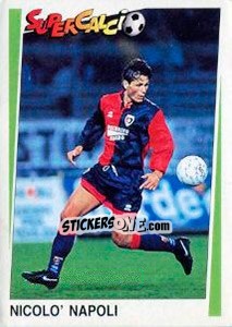 Cromo Nicolo' Napoli - Supercalcio 1994-1995 - Panini