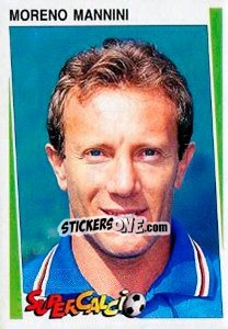 Figurina Moreno Mannini - Supercalcio 1994-1995 - Panini