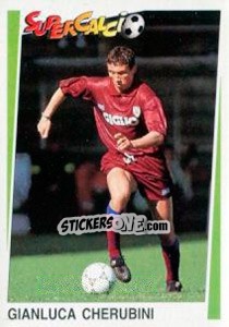 Sticker Gianluca Cherubini - Supercalcio 1994-1995 - Panini