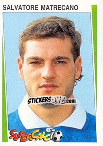 Sticker Salvatore Matrecano - Supercalcio 1994-1995 - Panini