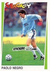 Sticker Paolo Negro - Supercalcio 1994-1995 - Panini