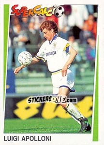 Sticker Luigi Apolloni - Supercalcio 1994-1995 n. 63 - Panini