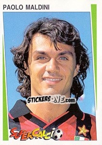 Sticker Paolo Maldini - Supercalcio 1994-1995 n. 64 - Panini