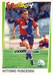 Sticker Vittorio Pusceddu - Supercalcio 1994-1995 - Panini