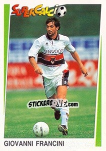 Figurina Giovanni Francini - Supercalcio 1994-1995 - Panini