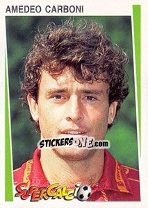 Figurina Amedeo Carboni - Supercalcio 1994-1995 - Panini