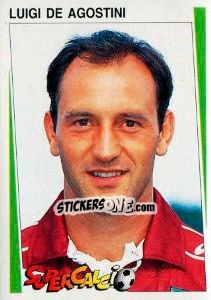 Sticker Luigi De Agostini - Supercalcio 1994-1995 - Panini
