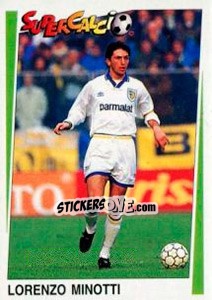 Cromo Lorenzo Minotti - Supercalcio 1994-1995 - Panini