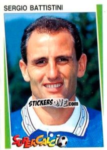 Cromo Sergio Battistini - Supercalcio 1994-1995 - Panini