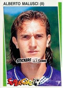 Cromo Alberto Malusci (II) - Supercalcio 1994-1995 - Panini