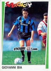 Sticker Giovanni Bia - Supercalcio 1994-1995 - Panini