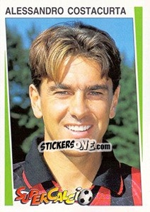 Sticker Alessandro Costacurta - Supercalcio 1994-1995 n. 91 - Panini
