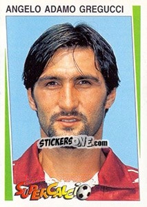 Sticker Angelo Adamo Gregucci - Supercalcio 1994-1995 - Panini