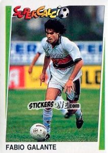 Sticker Fabio Galante - Supercalcio 1994-1995 - Panini