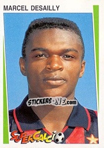 Sticker Marcel Desailly - Supercalcio 1994-1995 n. 104 - Panini