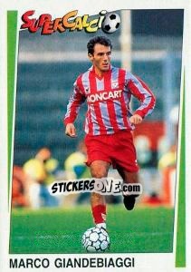 Sticker Marco Giandebiaggi - Supercalcio 1994-1995 - Panini