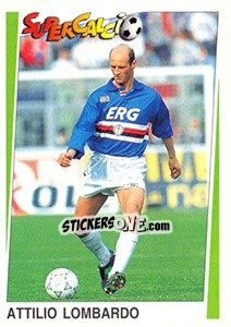 Figurina Attilio Lombardo - Supercalcio 1994-1995 - Panini