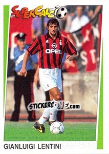 Figurina Gianluigi Lentini - Supercalcio 1994-1995 - Panini